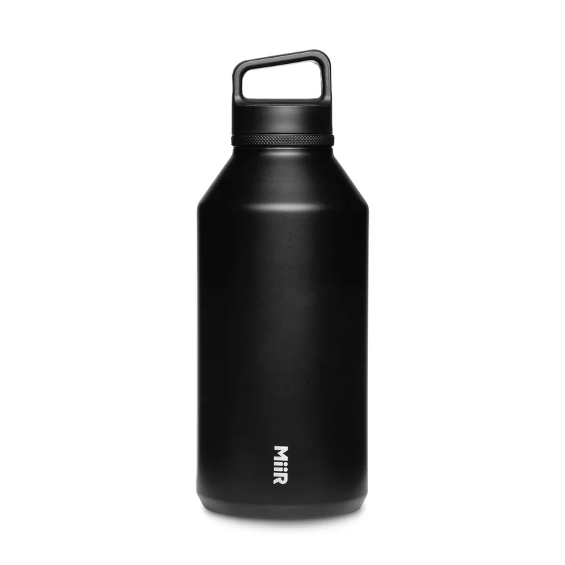 MiiR - Bình giữ nhiệt Wide Mouth - Màu đen vũ trụ - 1.8L — khắc logo theo yêu cầu