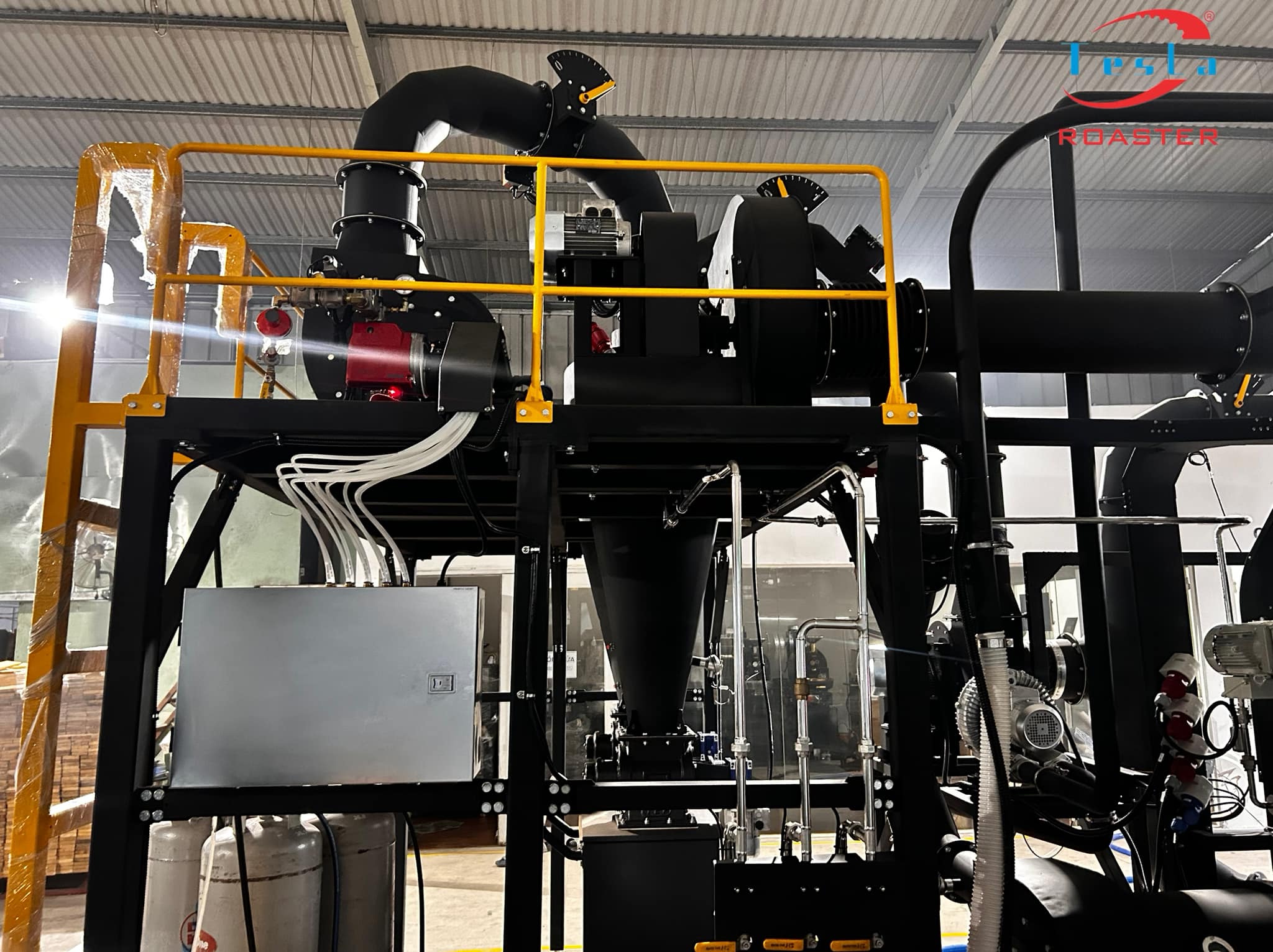 Máy rang cà phê OTL-60 (60kg) - Ảnh 3