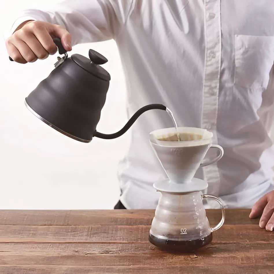 Hario Buono Aluminum Drip Kettle 1.2L - Ấm rót nước pha cà phê nhôm - Ảnh 4