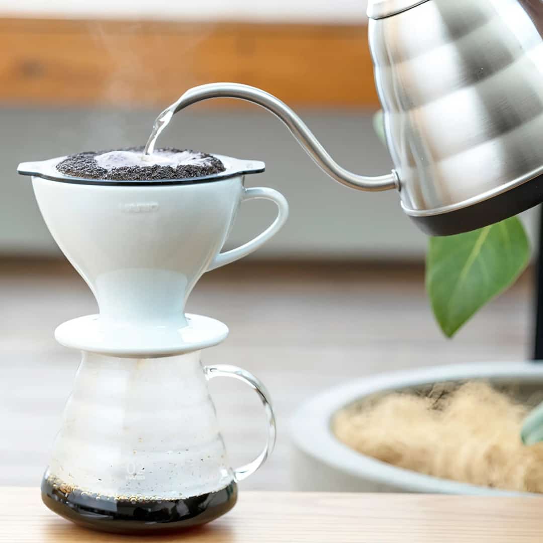 Hario V60 Ceramic Coffee Dripper White - Phễu pha cà phê sứ trắng - Ảnh 6