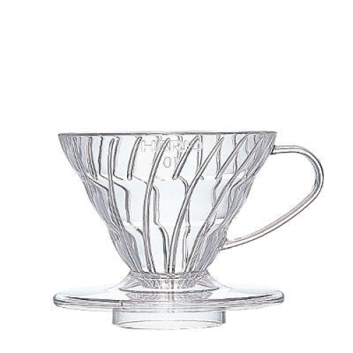 Hario V60 Plastic Coffee Dripper VD 01/02/03 Clear - Phễu pha cà phê nhựa trong