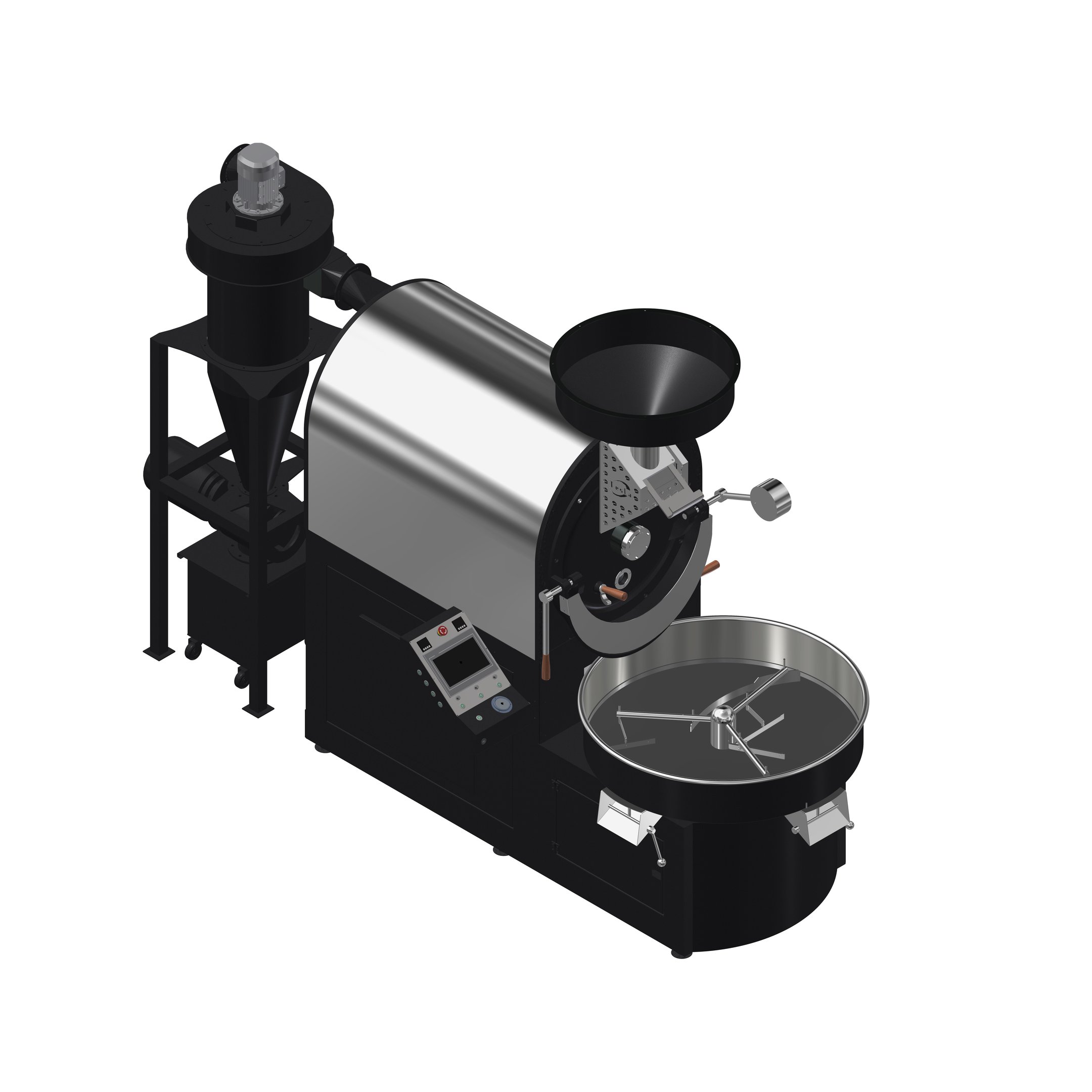 Máy rang cà phê OTL-30 (30kg) - Ảnh 2