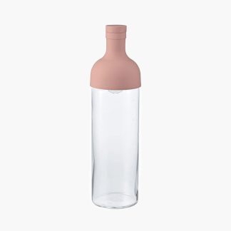 Hario Filter-in Bottle 750mL Smoke Pink - Bình ủ trà lạnh thủy tinh