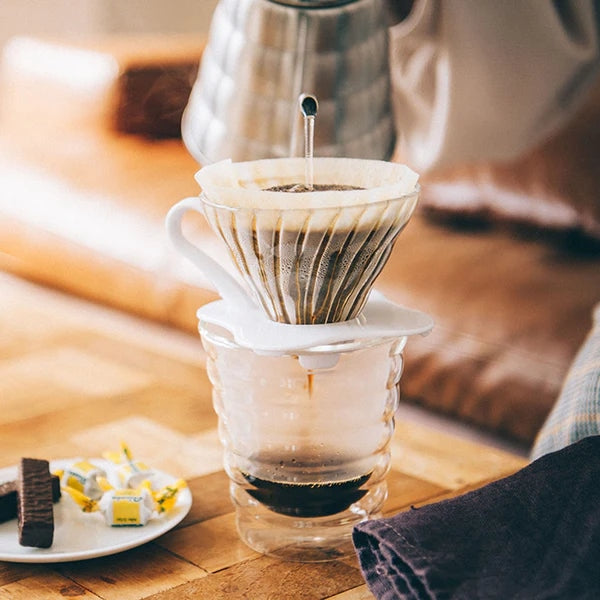 Hario V60 Glass Coffee Dripper VDG 01/02 - Phễu pha cà phê thủy tinh - Ảnh 4