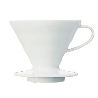 Hario V60 Ceramic Coffee Dripper White - Phễu pha cà phê sứ trắng